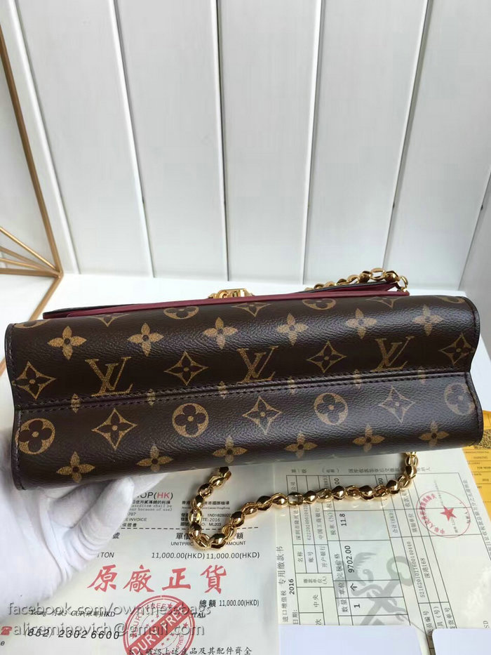 Louis Vuitton Monogram Canvas Victoire Bag Raisin M41731