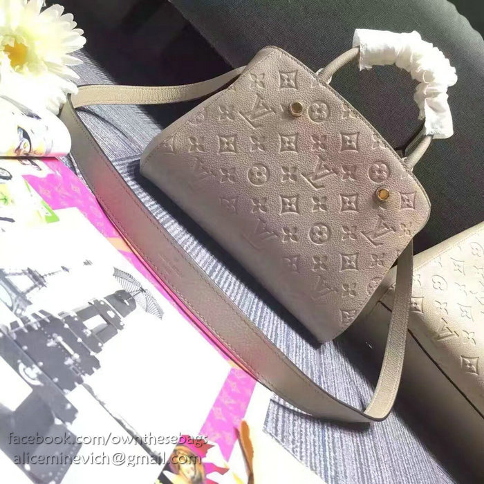 Louis Vuitton Monogram Empreinte Montaigne BB Dune M41053