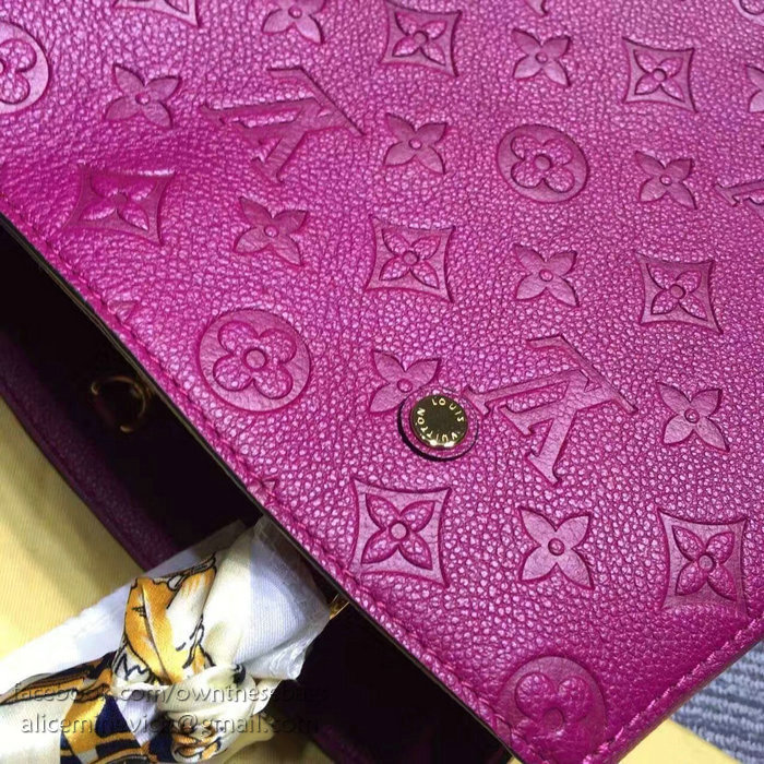 Louis Vuitton Monogram Empreinte Montaigne BB Fuchsia M41053