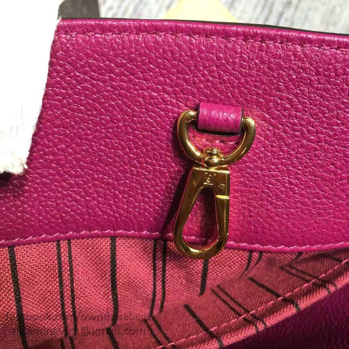 Louis Vuitton Monogram Empreinte Montaigne BB Fuchsia M41053