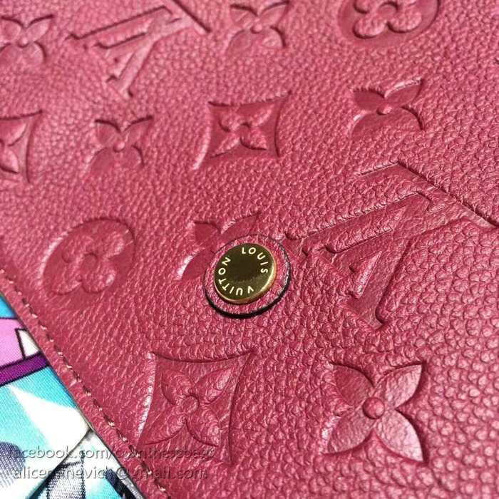 Louis Vuitton Monogram Empreinte Montaigne BB Raisin M41053