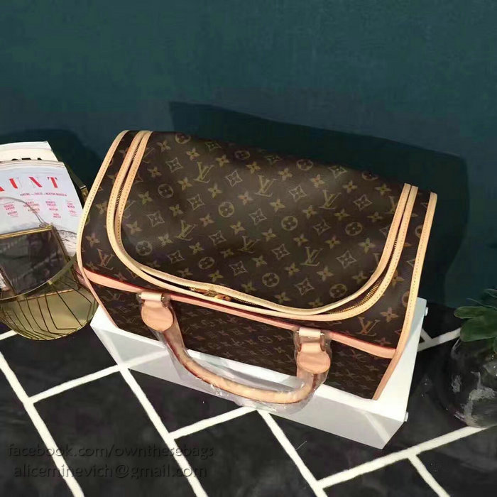 Louis Vuitton Monogram Canvas Dog Carrier 40 M42024