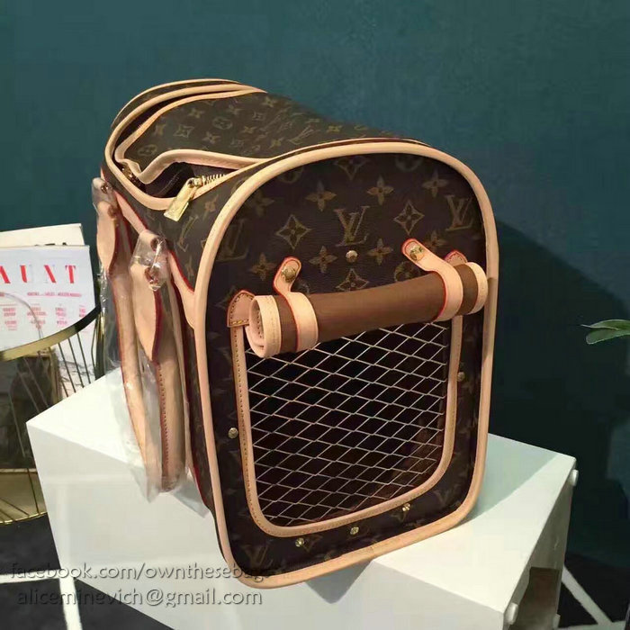 Louis Vuitton Monogram Canvas Dog Carrier 40 M42024