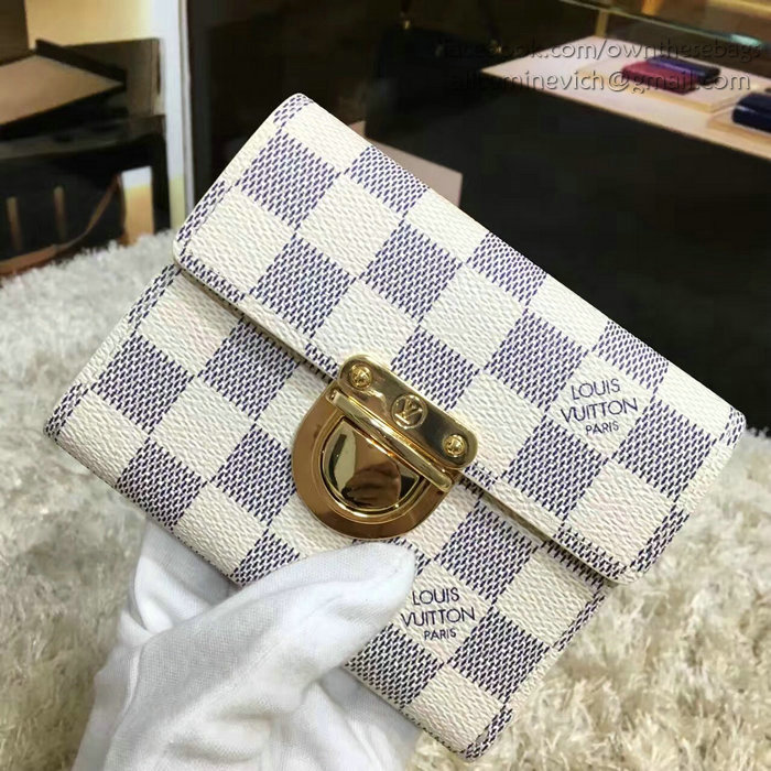 Louis Vuitton Damier Azur Canvas Porte Feuille Koala Wallet N60013