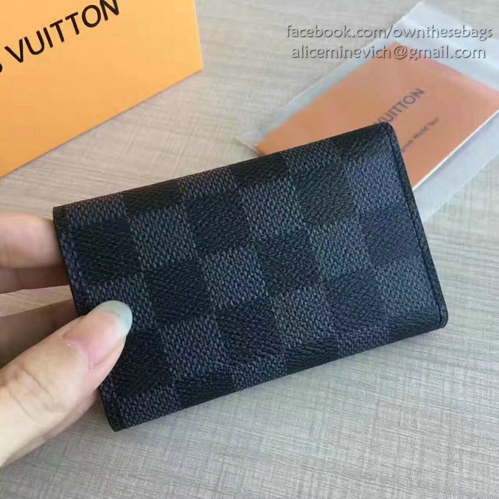 Louis Vuitton Damier Graphite Canvas 6 Key Holder N60701