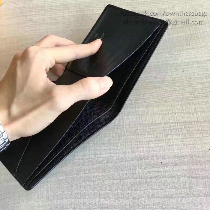 Louis Vuitton Epi Leather Multiple Wallet Noir M60628