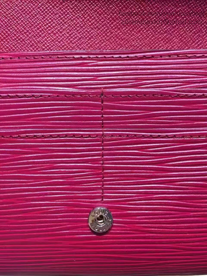 Louis Vuitton Epi Leather Sarah Wallet Fuchsia M60760