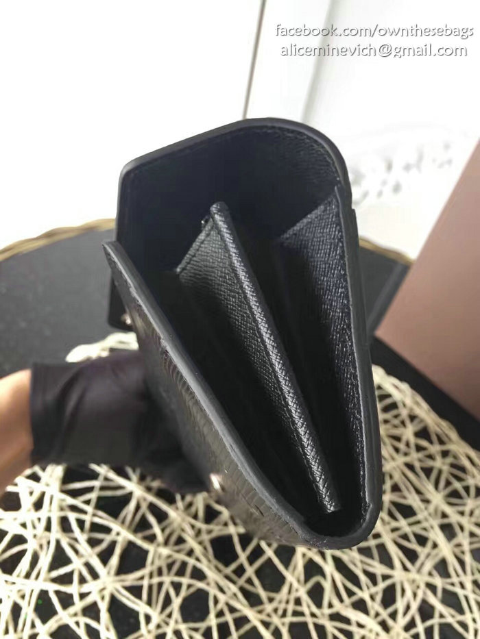 Louis Vuitton Epi Leather Sarah Wallet Noir M60760