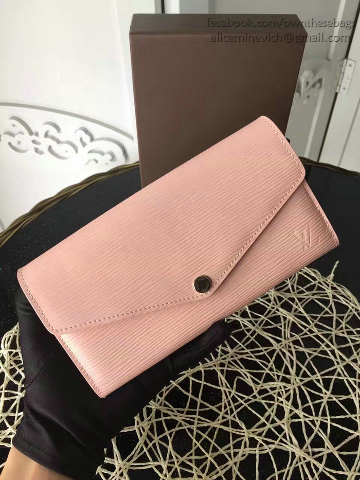 Louis Vuitton Epi Leather Sarah Wallet Pink M60760