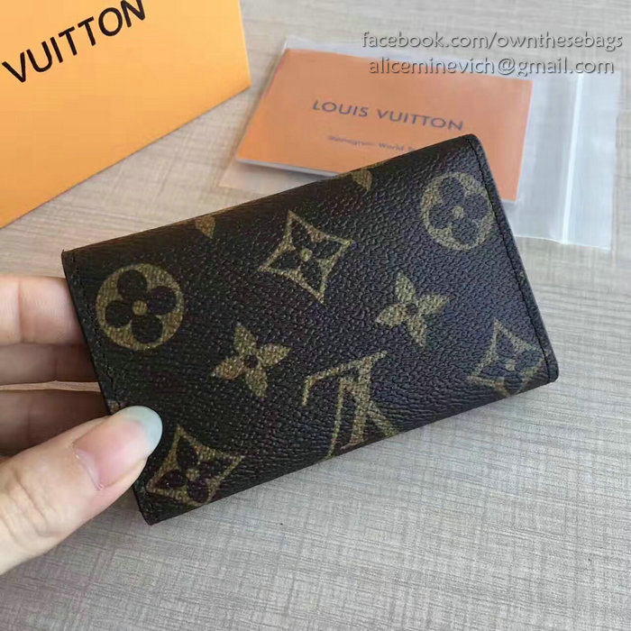 Louis Vuitton Monogram Canvas 6 Key Holder Fuchsia M60701