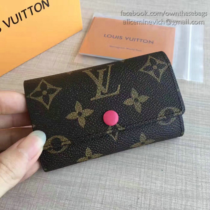 Louis Vuitton Monogram Canvas 6 Key Holder Red M60701