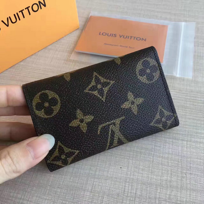 Louis Vuitton Monogram Canvas 6 Key Holder Rose Ballerine M60701