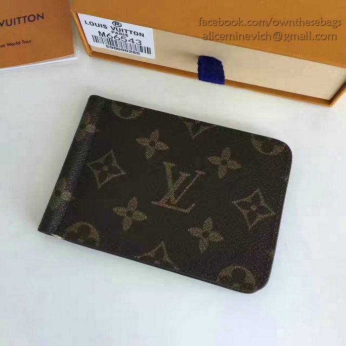 Louis Vuitton Monogram Canvas Pince Wallet M66543