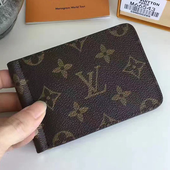 Louis Vuitton Monogram Canvas Pince Wallet M66543