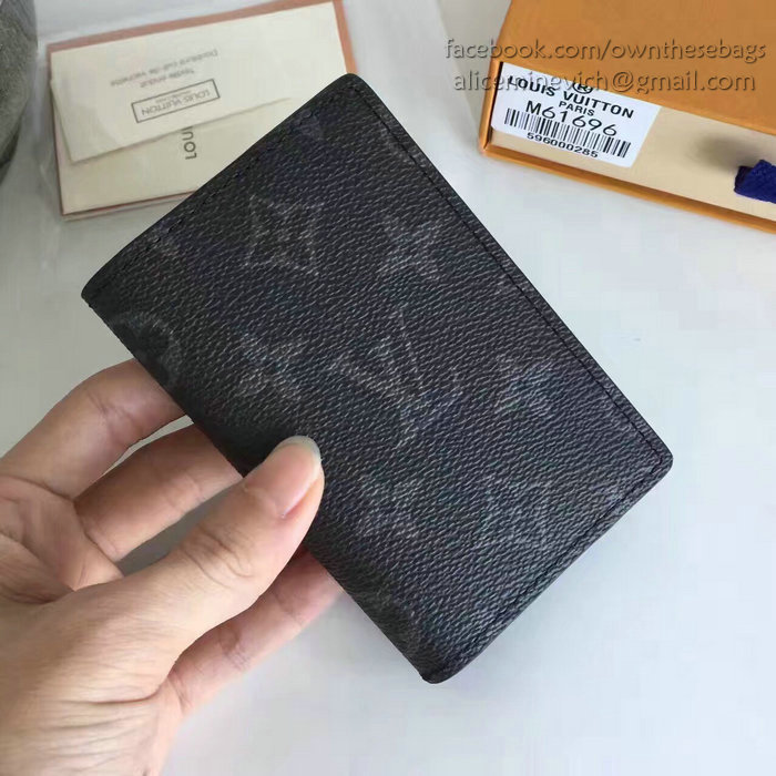 Louis Vuitton Monogram Eclipse Canvas Pocket Organizer M61696