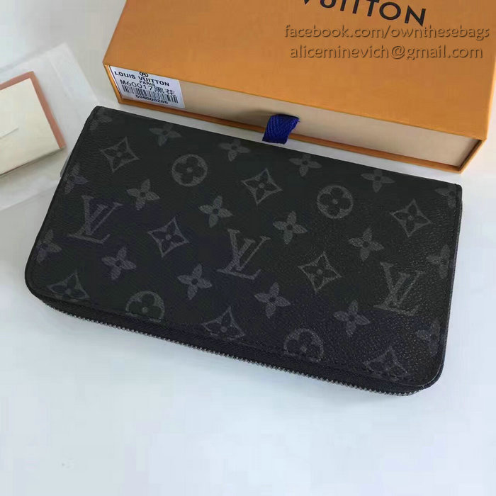 Louis Vuitton Monogram Eclipse Canvas Zippy Organiser M60002