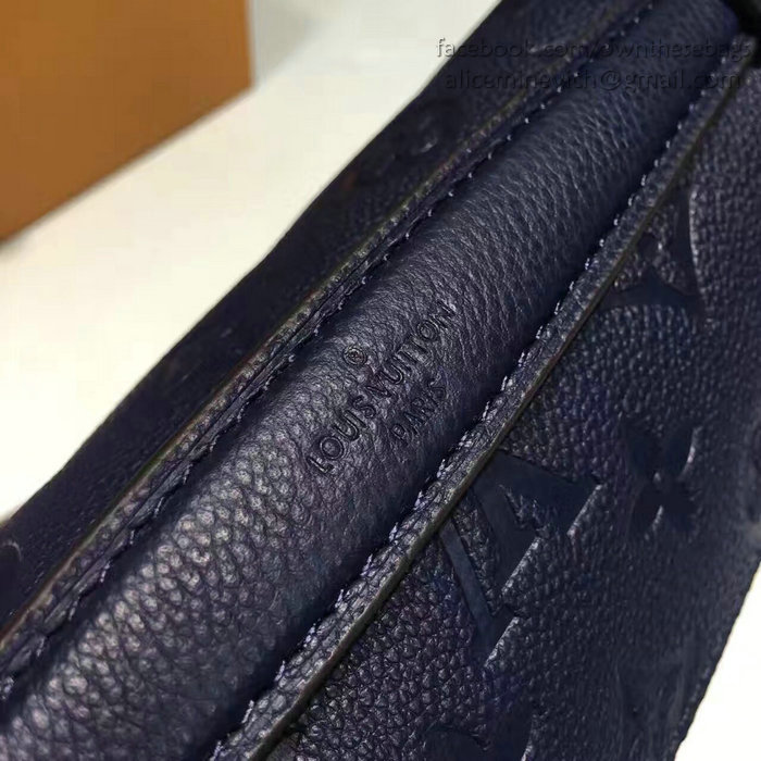 Louis Vuitton Monogram Empreinte Pochette Metis Blue M40780