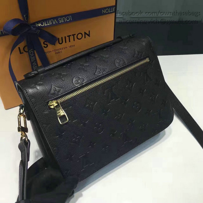 Louis Vuitton Monogram Empreinte Pochette Metis Noir M40780