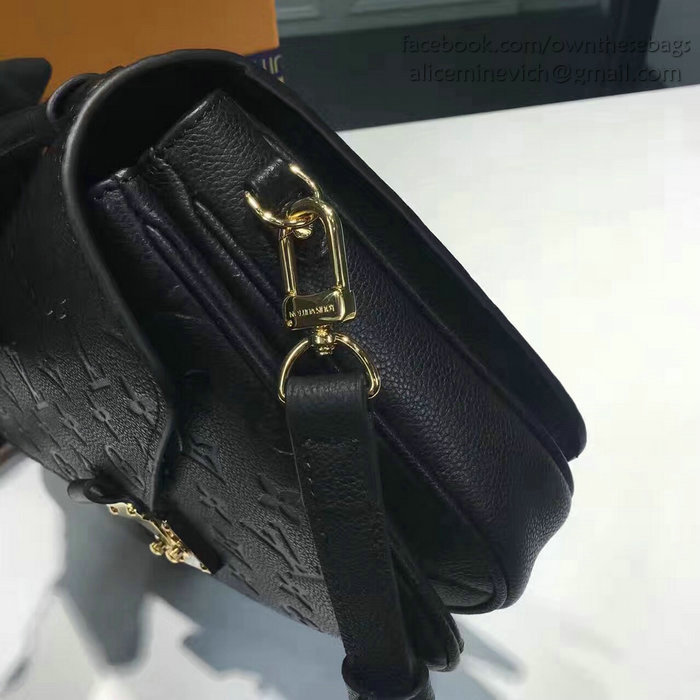 Louis Vuitton Monogram Empreinte Pochette Metis Noir M40780