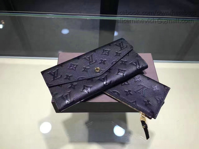 Louis Vuitton Monogram Empreinte Wallet Noir M60565