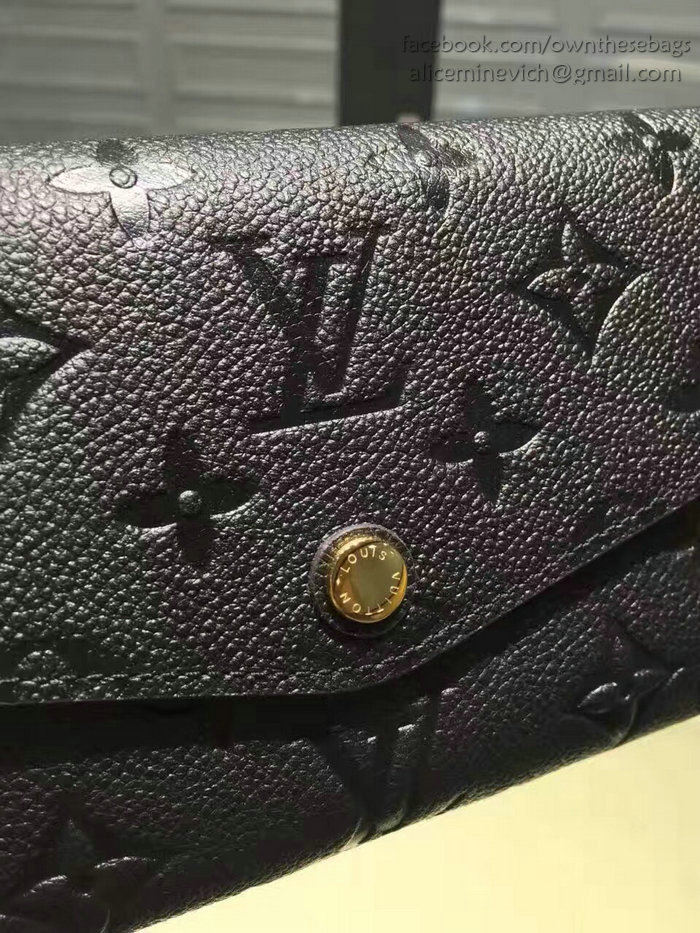 Louis Vuitton Monogram Empreinte Wallet Noir M60565