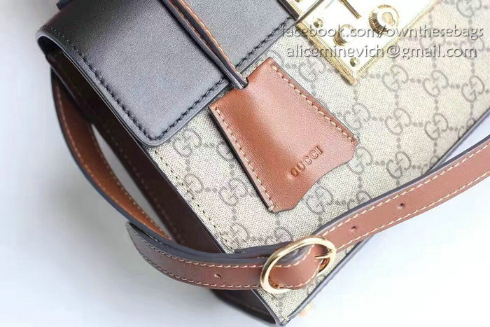 Gucci Padlock GG Supreme Top Handle Bag 453188