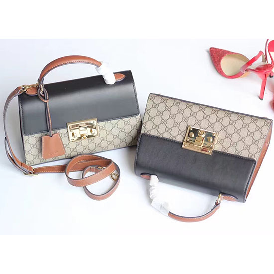 Gucci Padlock GG Supreme Top Handle Bag 453188