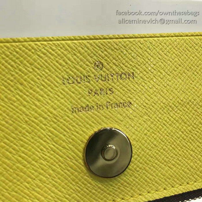 Louis Vuitton Monogram Canvas Adele Compact Wallet Yellow M61271