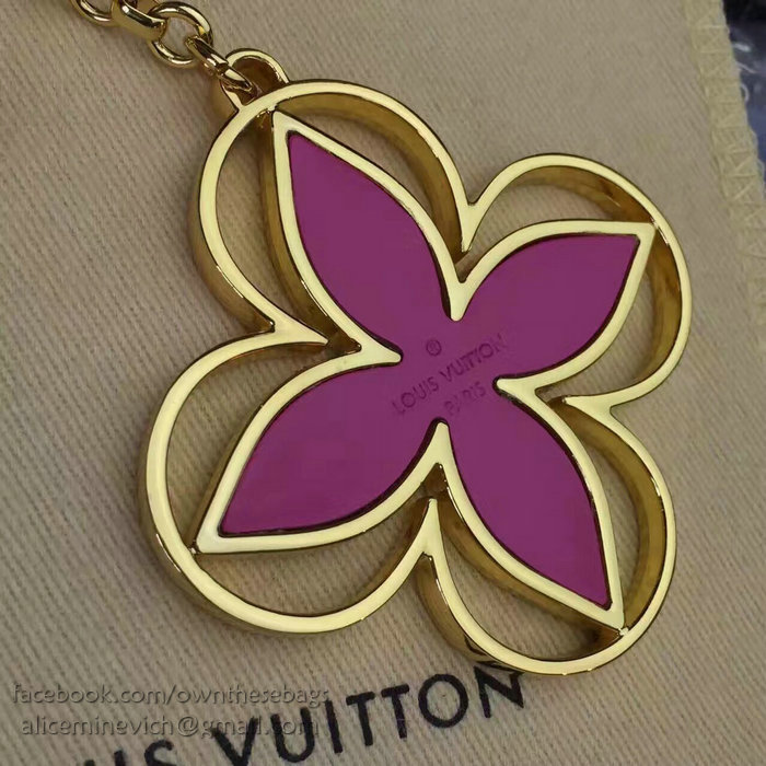 Louis Vuitton Bag Charm Rimi Key Holder Rose&Gold M61013