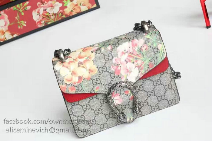 Gucci Dionysus GG Blooms Mini Bag Red 421970