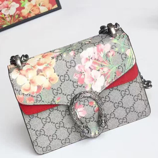 Gucci Dionysus GG Blooms Mini Bag Red 421970