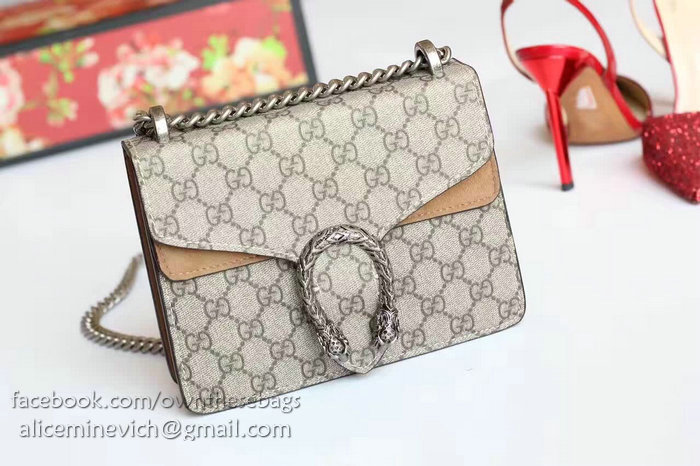 Gucci Dionysus GG Supreme Mini Bag Beige 421970