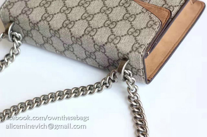 Gucci Dionysus GG Supreme Mini Bag Beige 421970