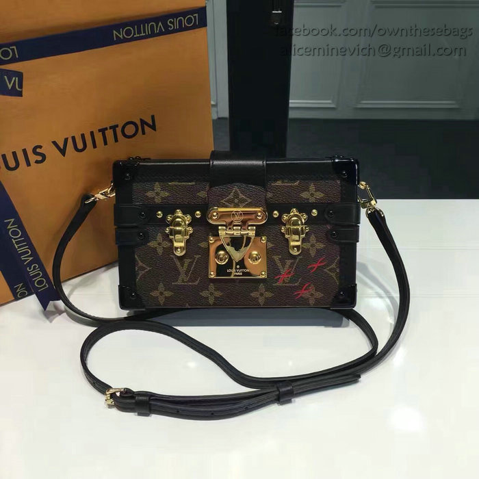 Louis Vuitton Large Monogram Canvas Petite Malle M40273