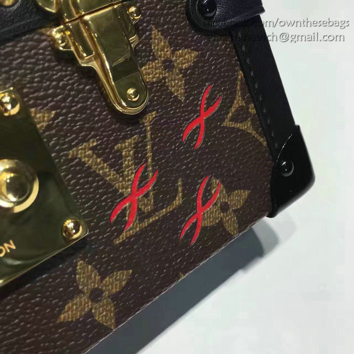 Louis Vuitton Large Monogram Canvas Petite Malle M40273