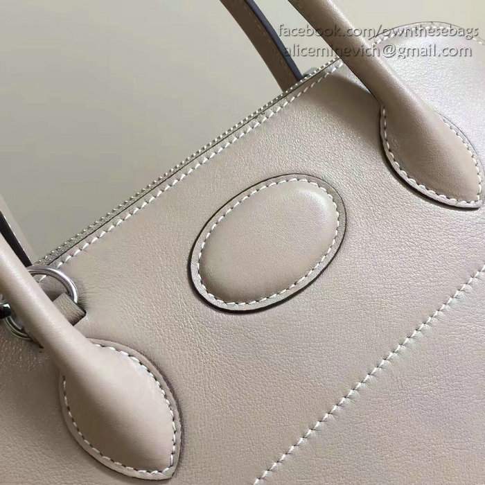 Hermes Bolide 31 Bag in Grey Swift Leather HB3101