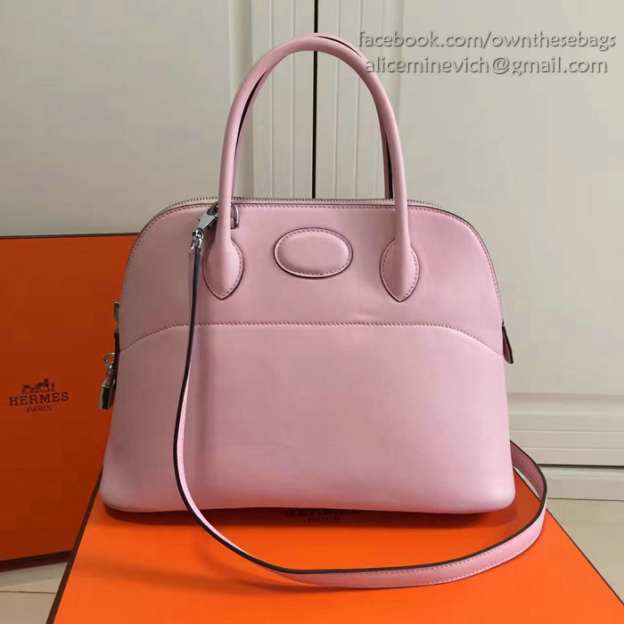 Hermes Bolide 31 Bag in Pink Swift Leather HB3101