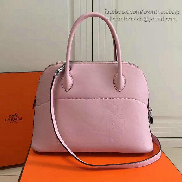 Hermes Bolide 31 Bag in Pink Swift Leather HB3101