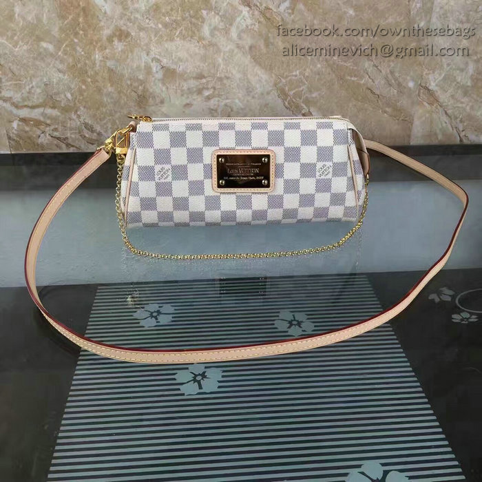 Louis Vuitton Damier Azur Canvas Eva Clutch N55214