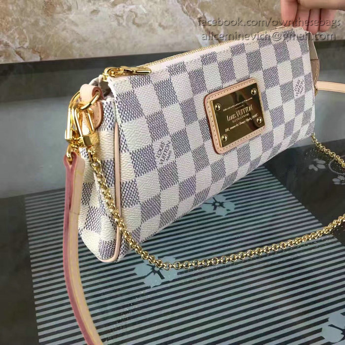 Louis Vuitton Damier Azur Canvas Eva Clutch N55214