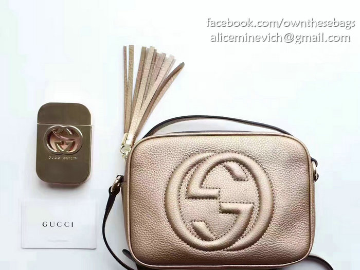 Gucci Soho Leather Disco Bag Gold 308364