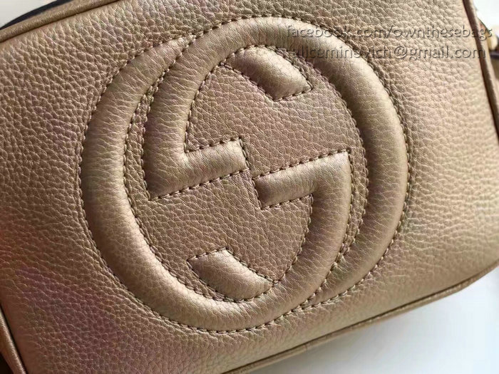 Gucci Soho Leather Disco Bag Gold 308364