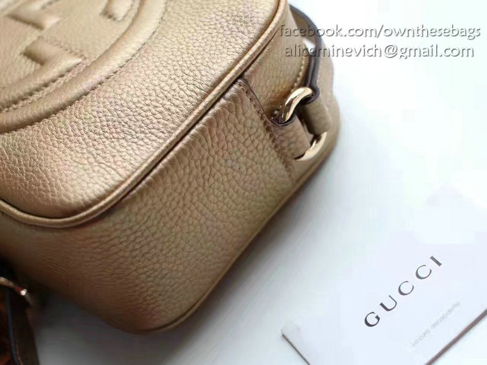 Gucci Soho Leather Disco Bag Gold 308364