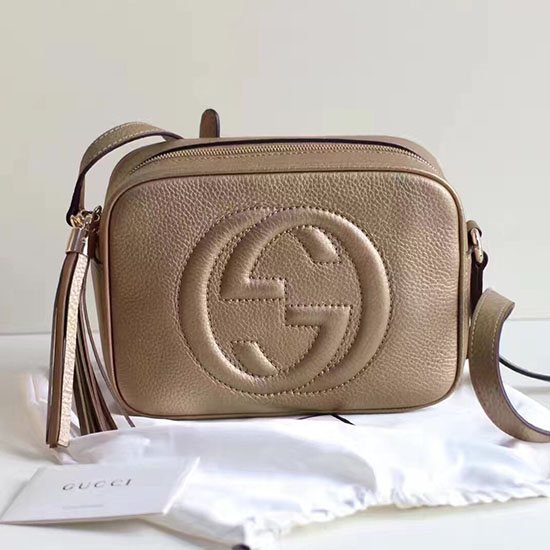 Gucci Soho Leather Disco Bag Gold 308364