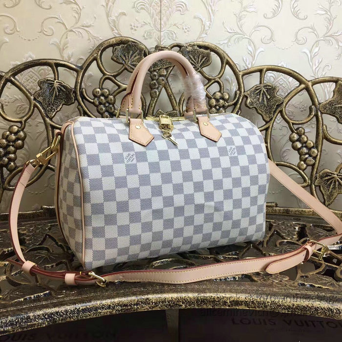 Louis Vuitton Damier Azur Canvas Speedy Bandouliere Bag N41732