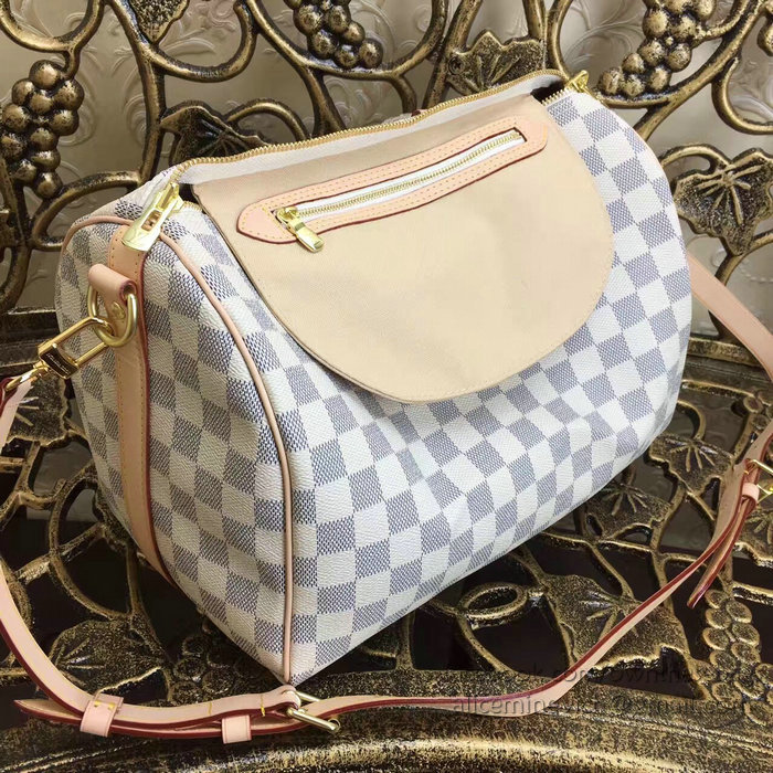 Louis Vuitton Damier Azur Canvas Speedy Bandouliere Bag N41732