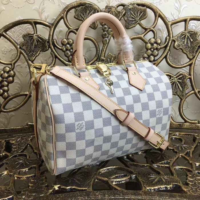 Louis Vuitton Damier Azur Canvas Speedy Bandouliere Bag N41732