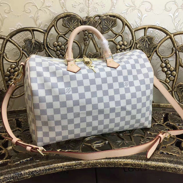 Louis Vuitton Damier Azur Canvas Speedy Bandouliere Bag N41732