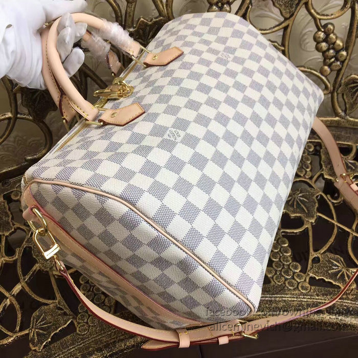 Louis Vuitton Damier Azur Canvas Speedy Bandouliere Bag N41732