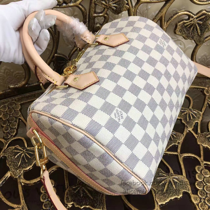 Louis Vuitton Damier Azur Canvas Speedy Bandouliere Bag N41732